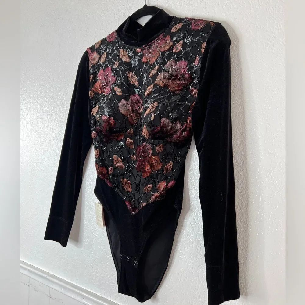 New Vintage La Perla black velvet bodysuit - Picture 3 of 11